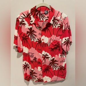 Coca-Cola Branded Aloha Shirt